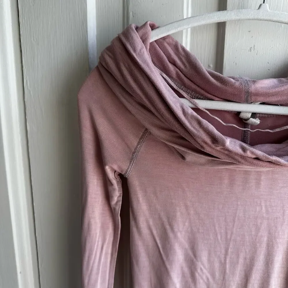 Free People Cosmo Cowl Neck Long Sleeve Shirt